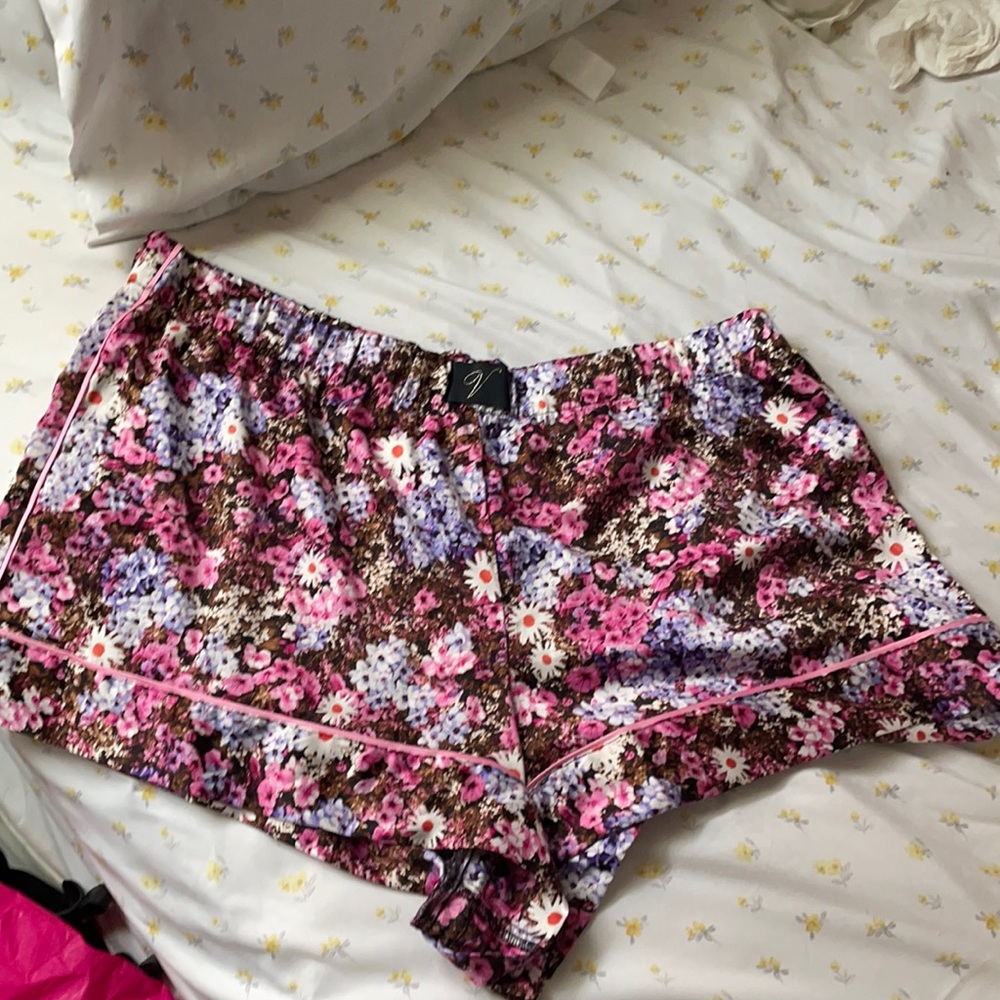 Victoria secret satin shorts